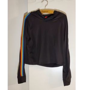 black rainbow hoodie